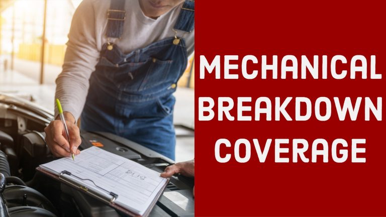 What Insurance Companies Offer Mechanical Breakdown Coverage