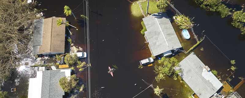 Hurricane Ian's storm surge reached 25 miles inland