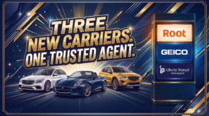 Three New Carriers. One Trusted Agent. Cronin Insurance now offers GEICO, Liberty Mutual, and Root car insurance